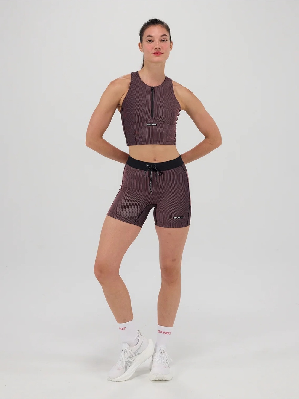 Brand new - size M - Bandit Striped Ribbed Performance shorts